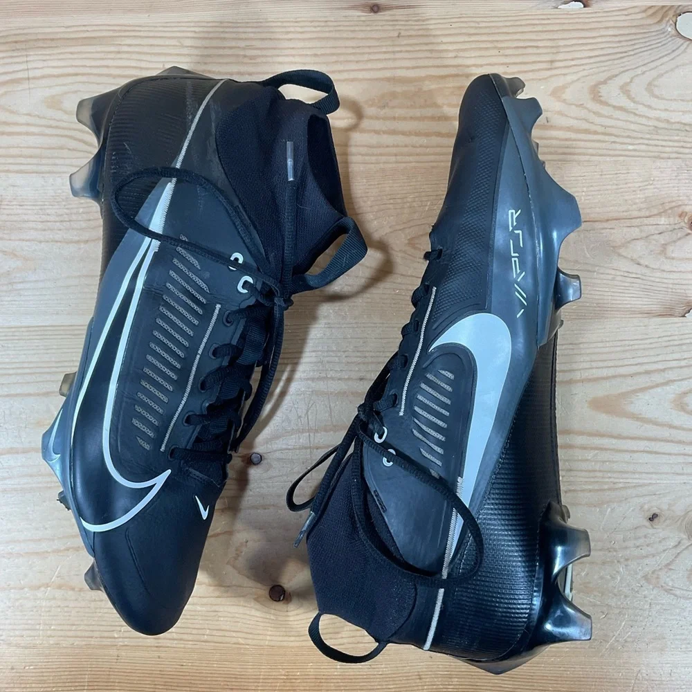 Nike Vapor Edge Pro 360 2 Football Cleats Men's Size 14 Black White DA5456-010